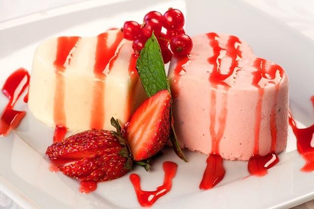 Dessert Panna Cotta in Rendsburg
