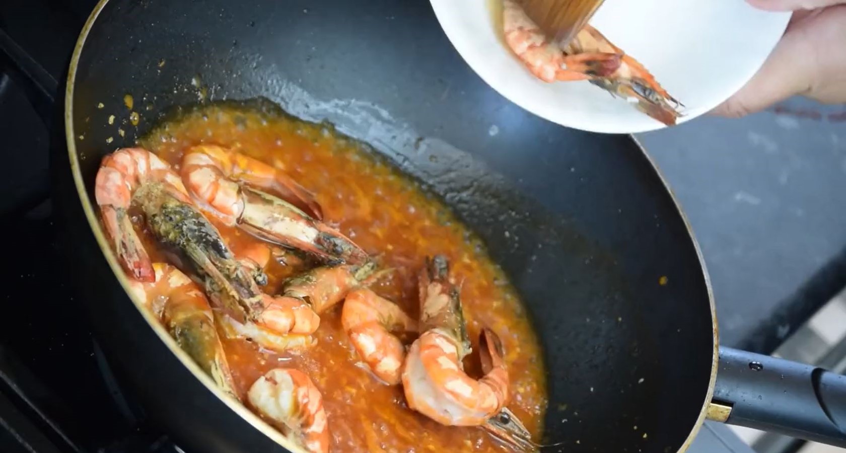 Fisch Garnelen Zubereitung
